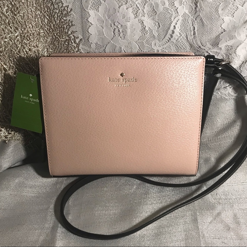 ♠️ Kate Spade ♠️ pink & black Hayden Crossbody NWT
